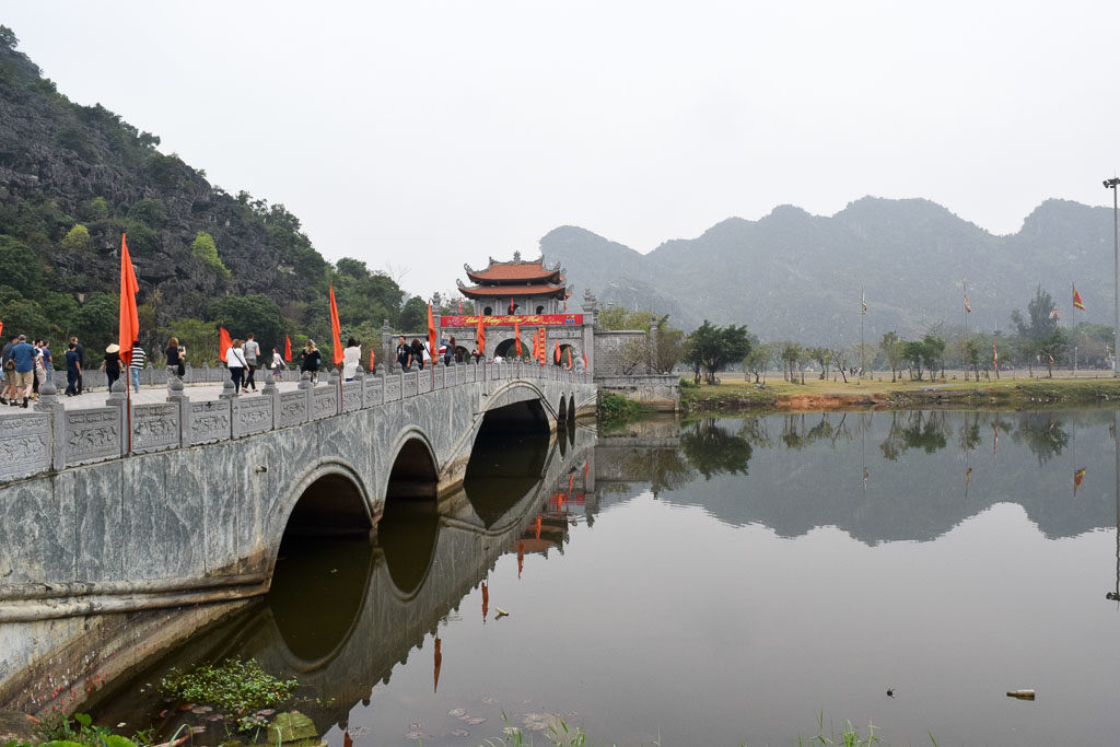 Ancient temple in Vietnam Boat Cave Tour