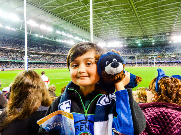 Australian Rules Football supporter merchandise