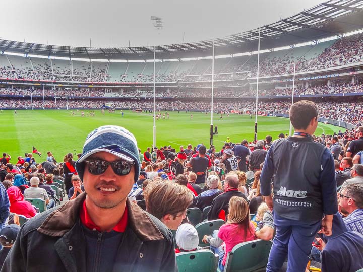 Australian Rules Football Melbourne cricket ground