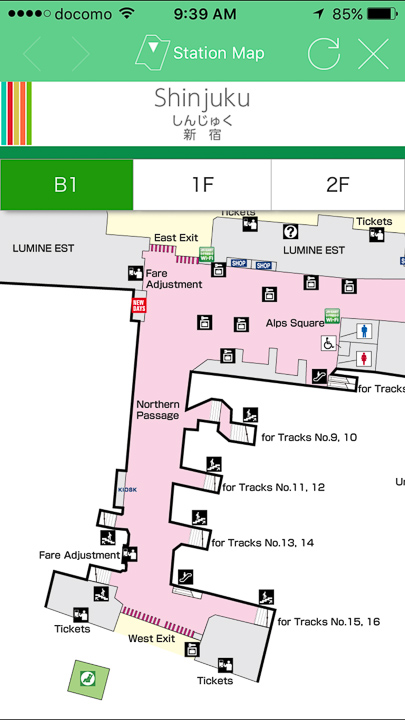 Using your phone for maps