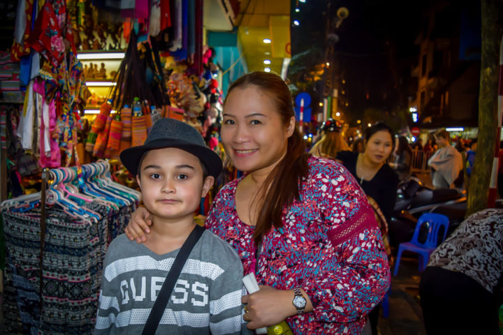 night markets Hanoi Old Quarter Map