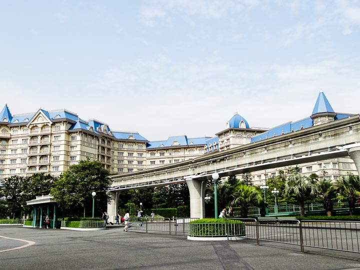 Tokyo Disney Sea resort and monorail