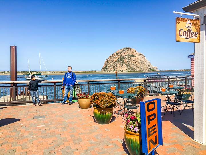 Morro Bay boardwalk cafes
