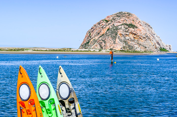 Morro Bay boardwalk on California road trip