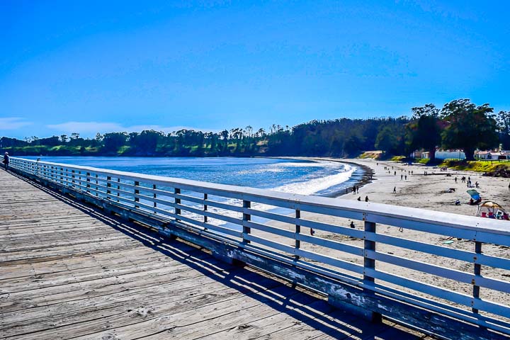 San Simeon main swimming beach