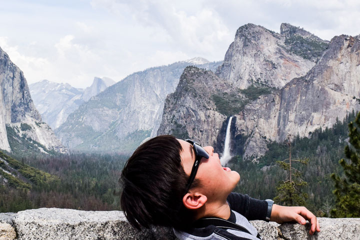 Yosemite National Park Camping tunnel view