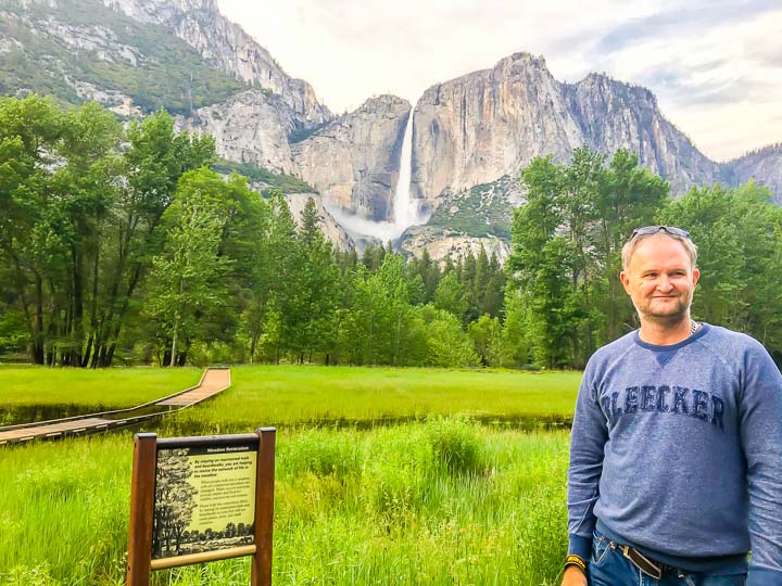 Yosemite National Park Camping waterfalls