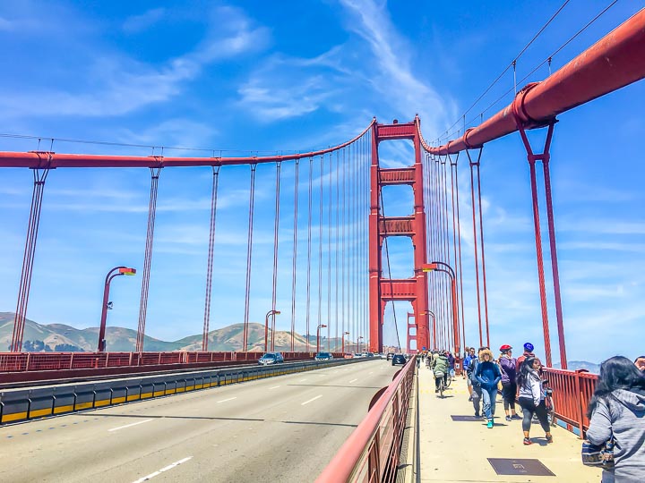 San Francisco Golden Gate Bridge walking tour