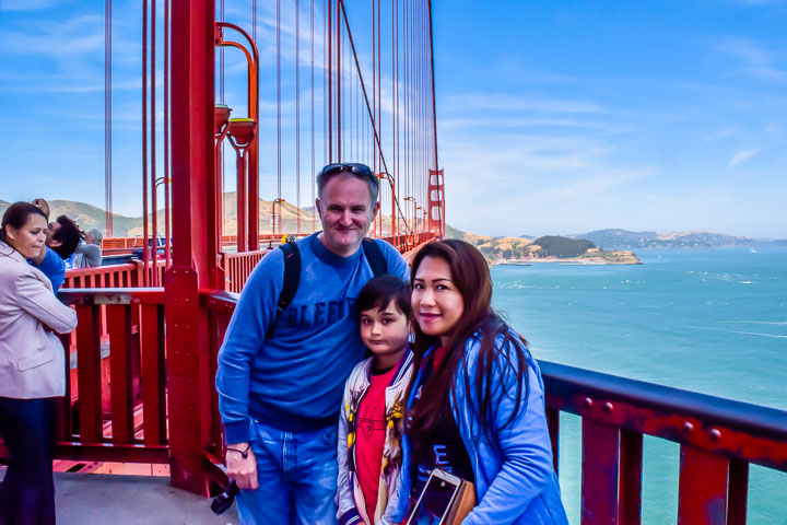 San Francisco Golden Gate Bridge Walk