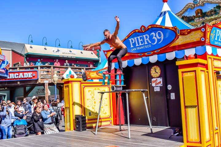 San Francisco Street Performers at Pier 39