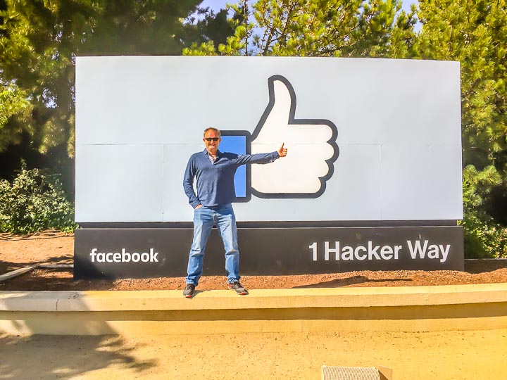 Facebook Headquarters are near San Francisco