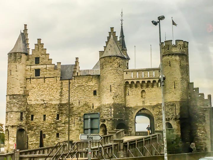 Luxembourg to amsterdam bus trip bonus tour of Antwerp