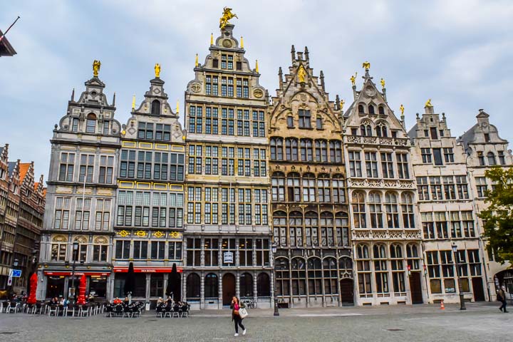 Luxembourg to amsterdam bus trip Antwerp town square
