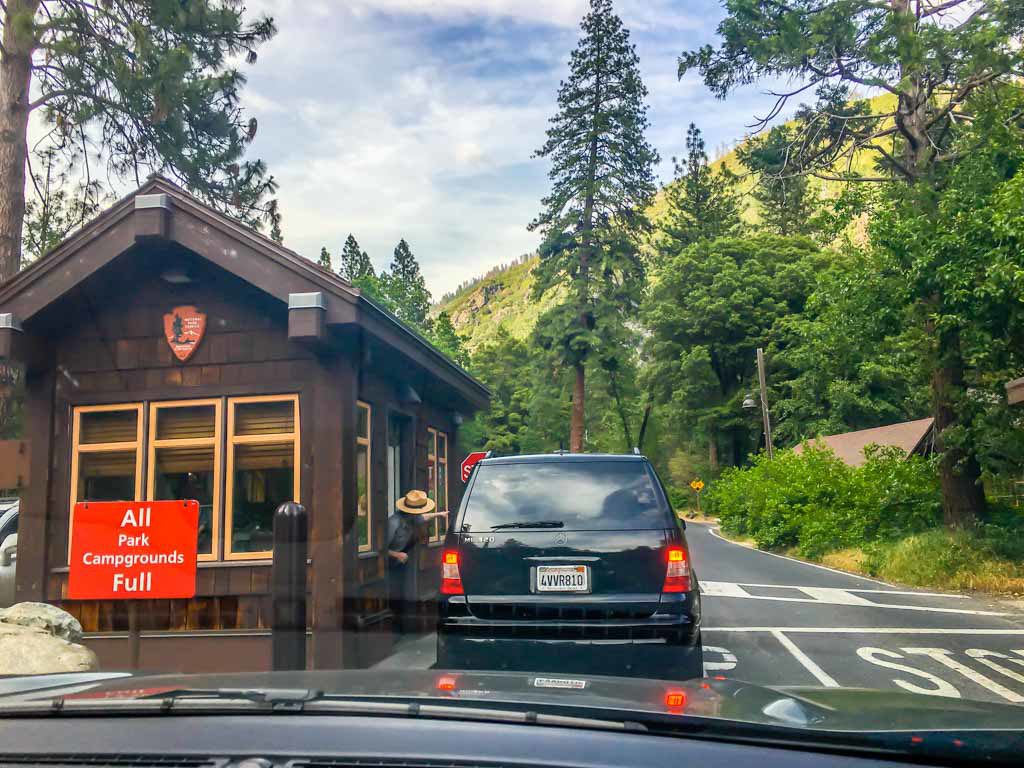 Yosemite National Park Entrance station