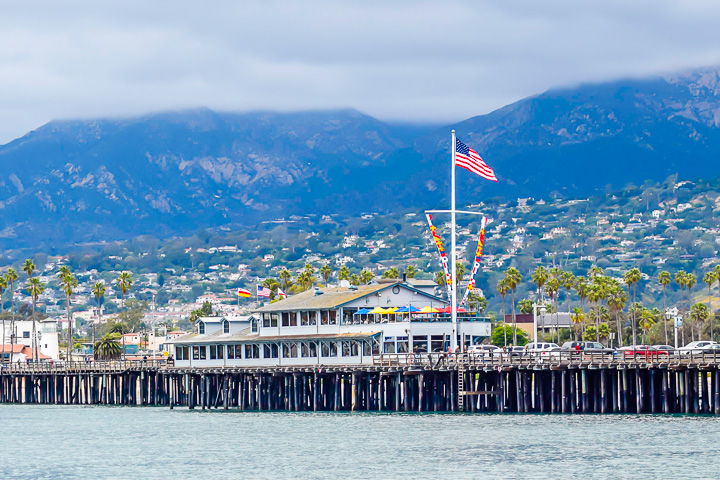 stearns wharf near sandpiper lodge santa barbara