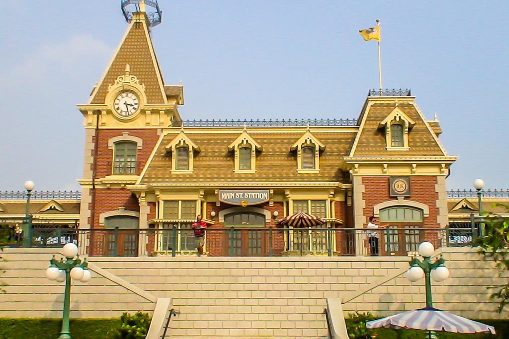 Disneyland Railroad Hong Kong Main Street Station