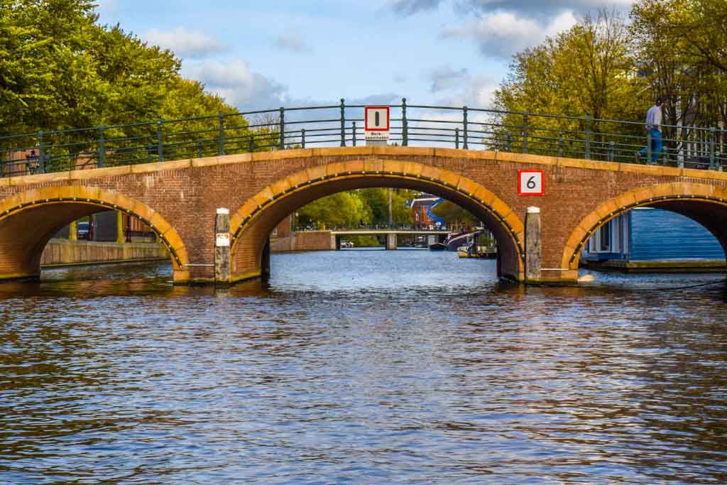 Amsterdam Canal Boat Cruise world heritage bridge