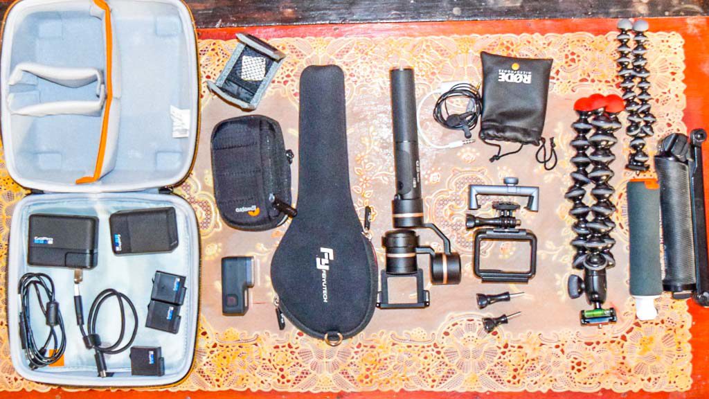 GoPro for vlogging camera full equipment inventory