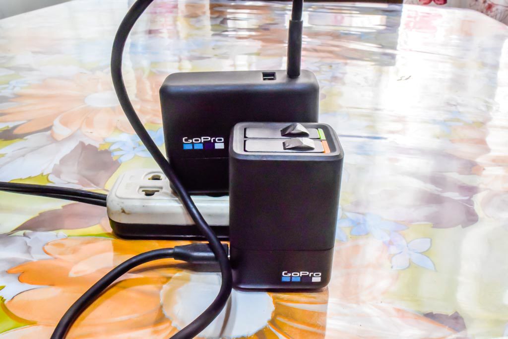 how to charge gopro