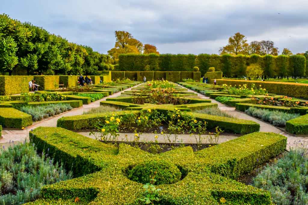 Rosenborg Castle Copenhagen gardens