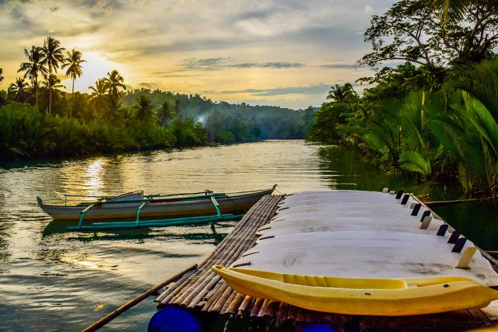Things to do in Bohol Loboc River Resort stand up paddle boarding