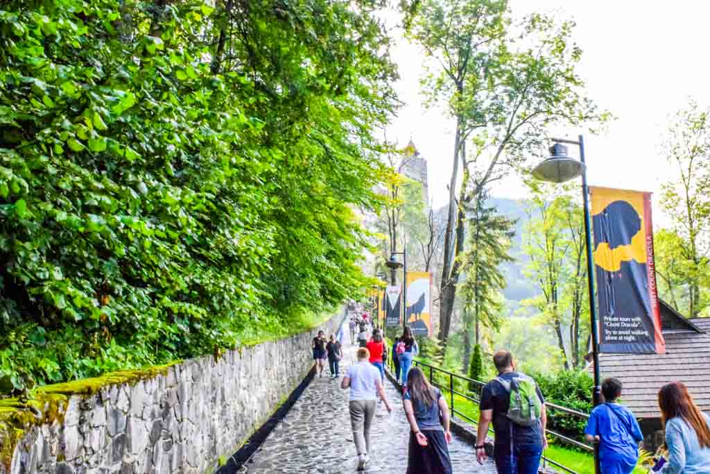 Bran Castle Romania pathway