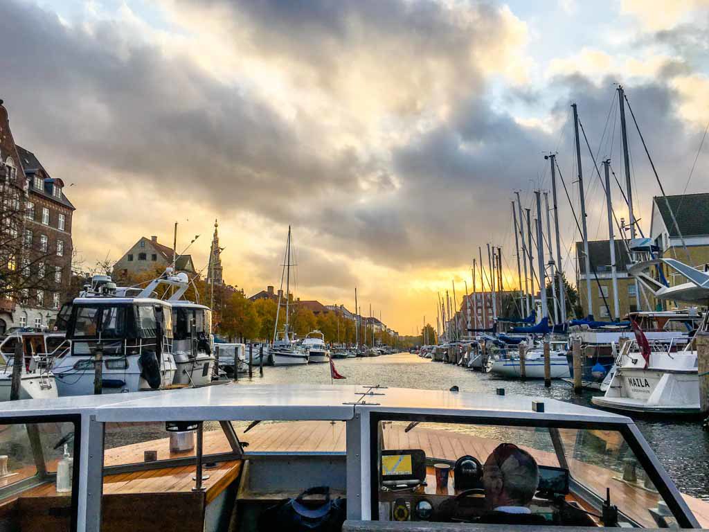 Canal Cruise From Nyhavn yachts in canal - nyhavns