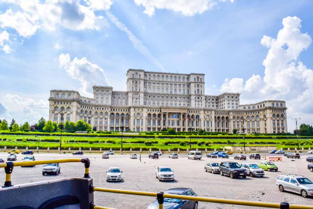 Bucharest Tourist Attractions palace of the parliament side view