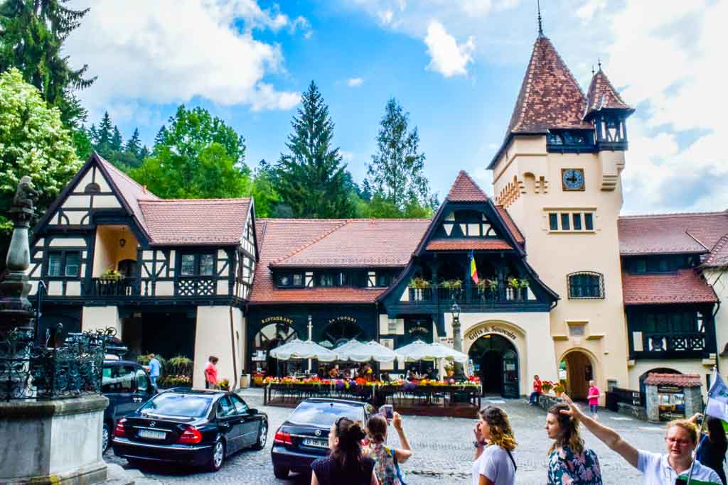 Peles Castle Tour cafe