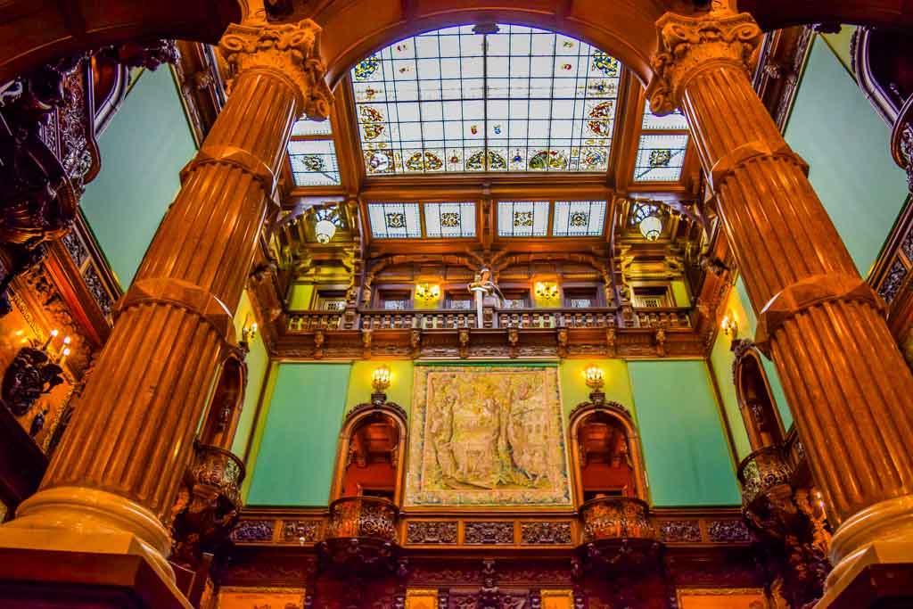 Peles Castle Tour glass roof