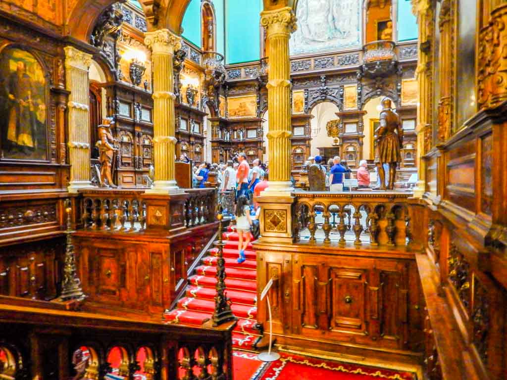 Peles Castle Tour entrance