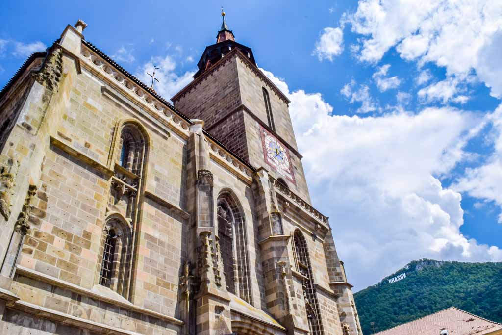 Brasov Romania Tour black church