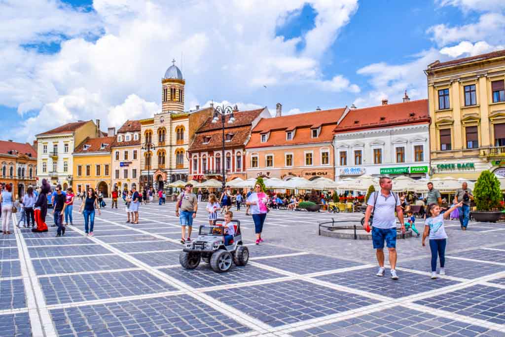 Brasov Romania Tour town square