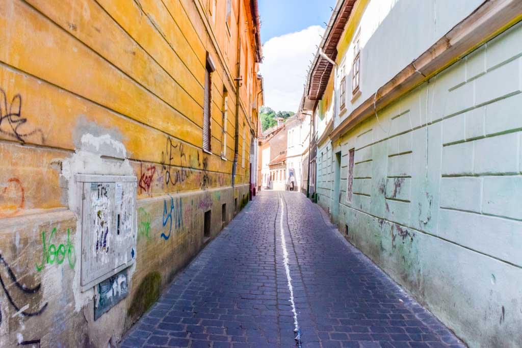 Brasov Romania Tour narrowest street