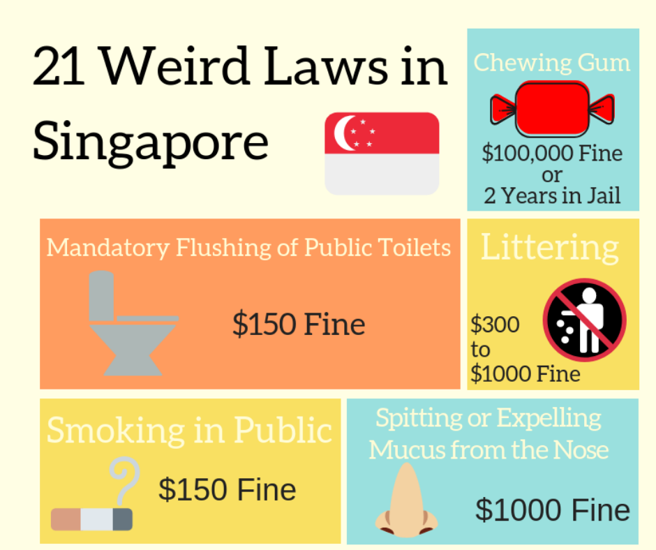 21 Weird Laws in Singapore NiceRightNow