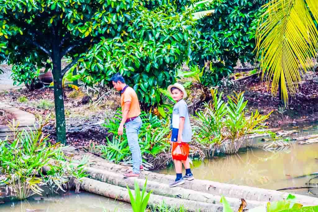 Mekong Delta Tour at Ben Tre Vietnam 100 bridge