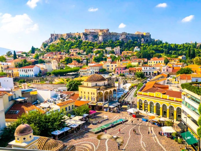 P100 A is for Athens 250 monastiraki square visit th3 acropolis