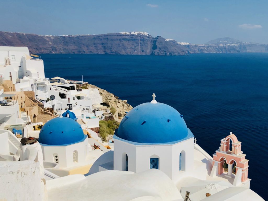 Santorini Blue Domes spot 3