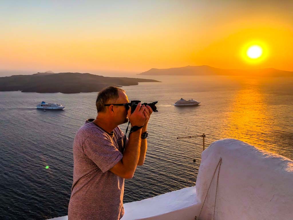 Santorini Tips sunset